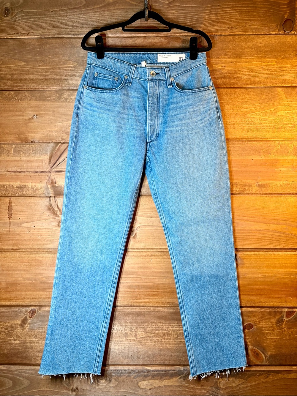 Rag & Bone Nina High Rise Ankle Cigarette Jeans Poppy Raw Hem NWT 27 🌸💕